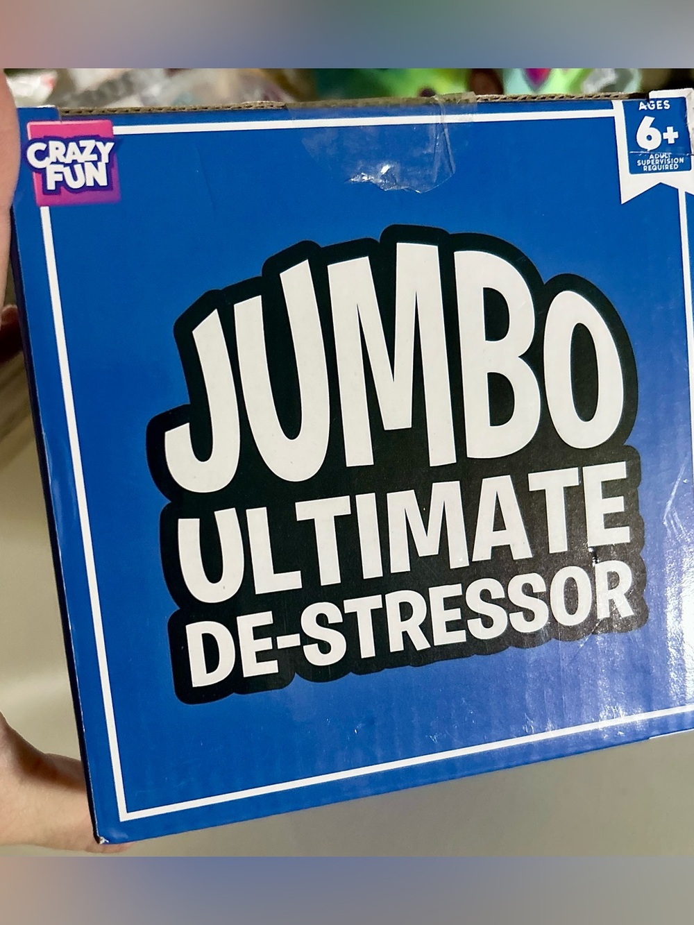 Blue Jumbo Ultimate De-Stressor Ball RMS - Picture 5 of 7